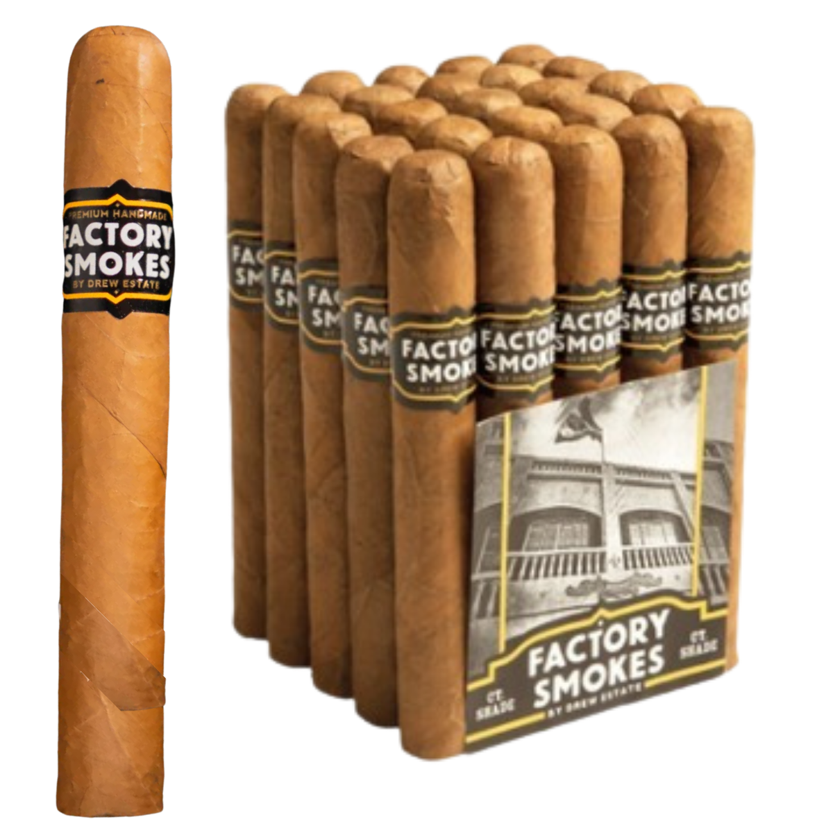 Factory Smokes Connecticut, bundle com 25