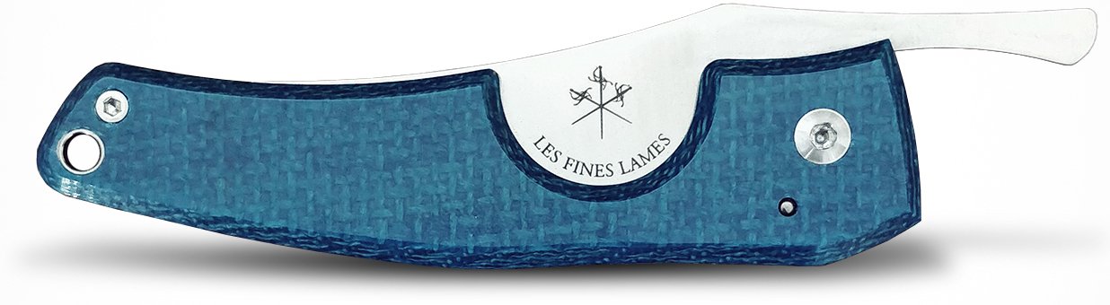 Les Fines Lames Le Petit  Micarta Blue